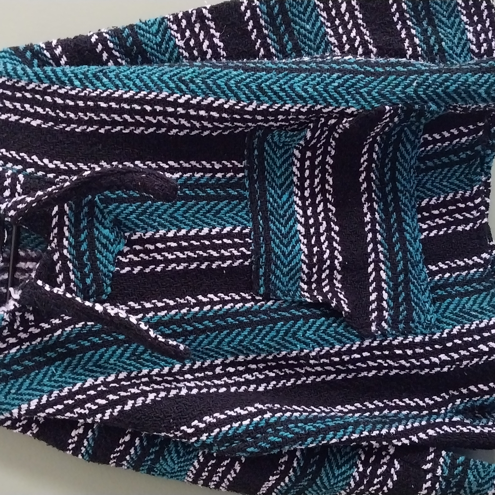 Teal and Black Women's Vest